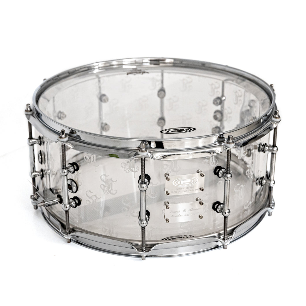 6x14 Etched Seamless Acrylic Snare