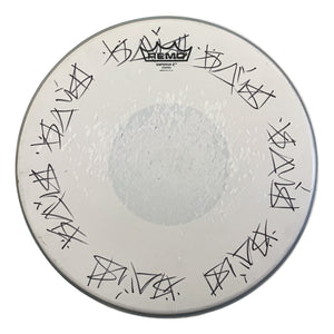 14" Played / Signed Snare Drumhead