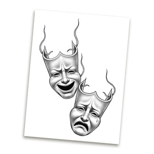 Sock & Buskin Temp Tattoo